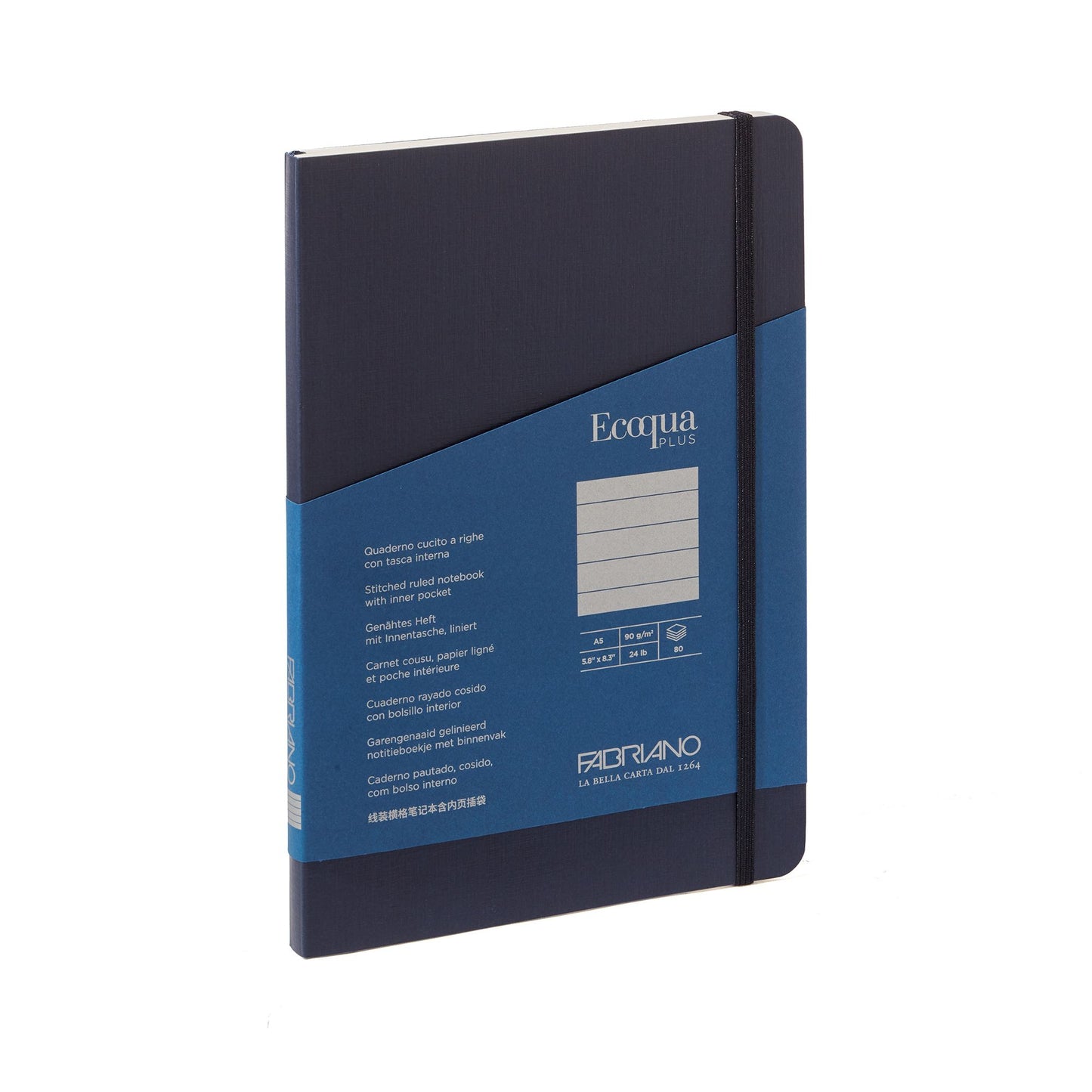 Fabriano Ecoqua Plus Stitched Ruled Notebook