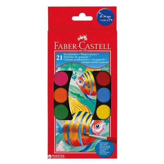 Faber-Castell Watercolour paint box 21 colours