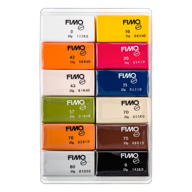 FIMO Soft Modelling Clay Set Natural Colours