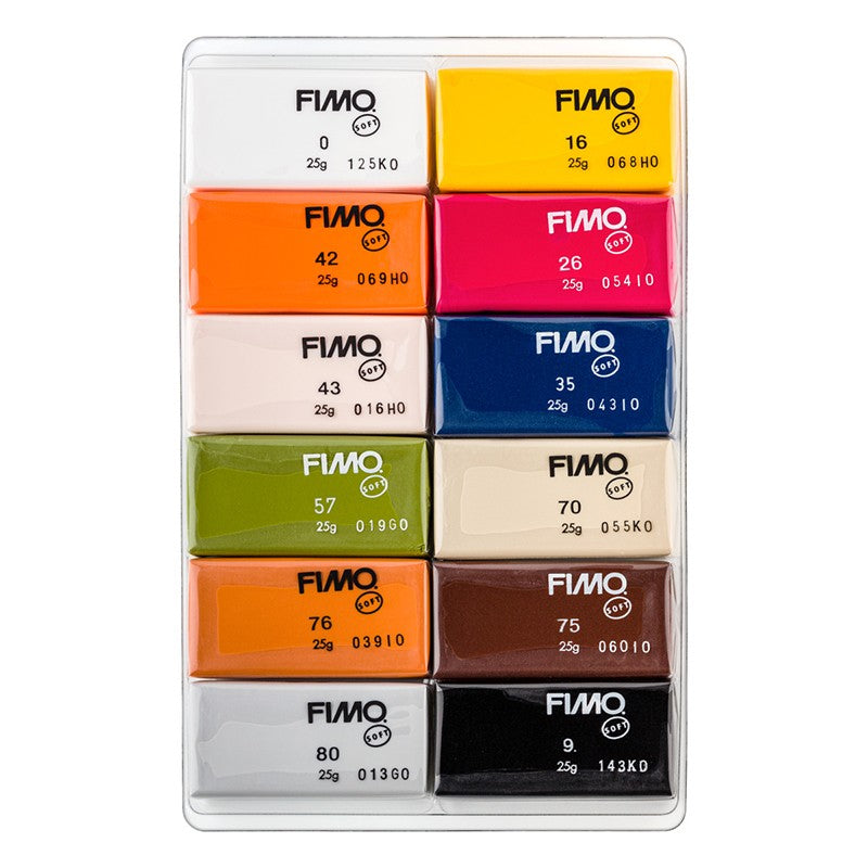 FIMO Soft Modelling Clay Set Natural Colours – The Southbank Art Company