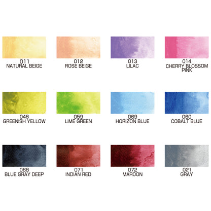 GANSAI TAMBI Watercolour II Set of 12 Colours