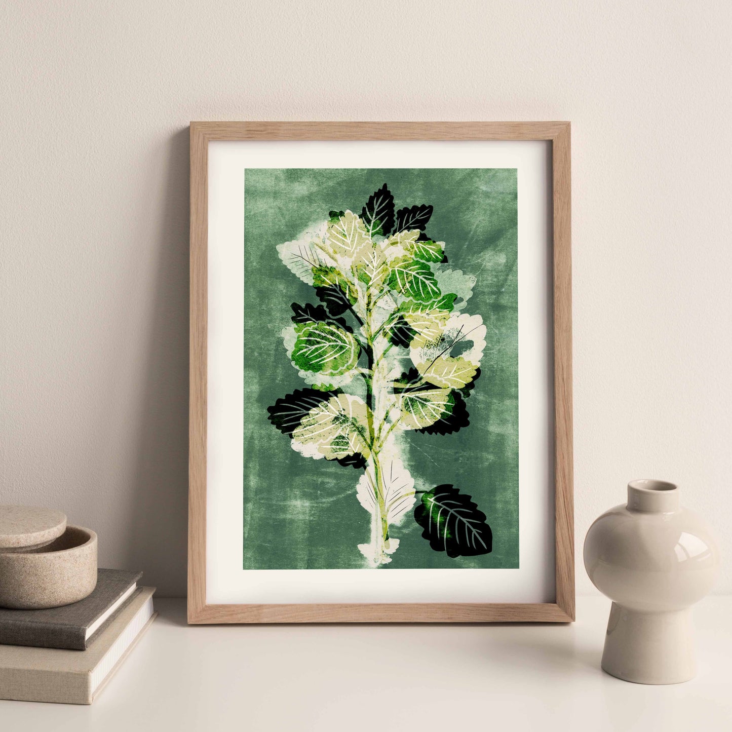 Lemon Balm Herb Print