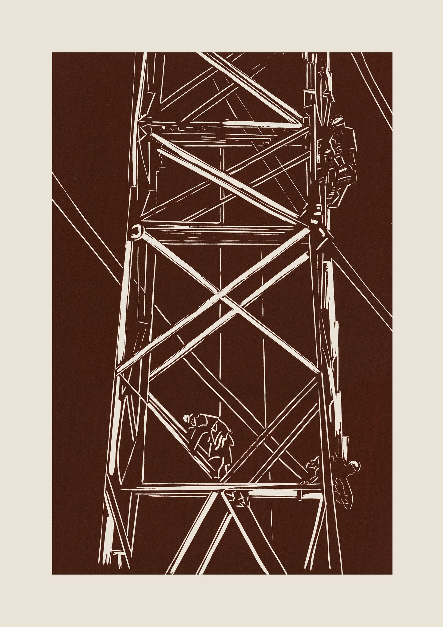 Pylon Painting Print