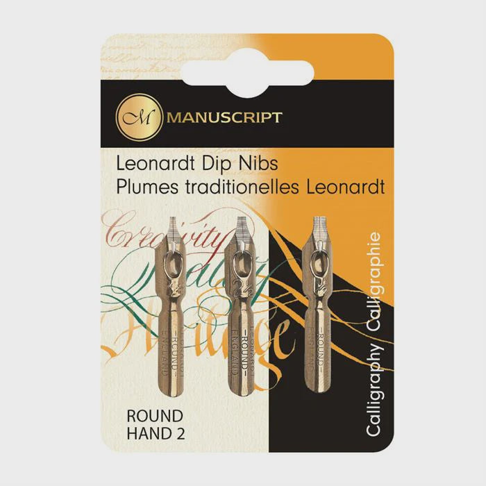Manuscript Dip Pen Nib Set - Round Hand 2