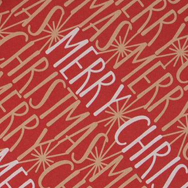 Kraft Patterned Christmas Roll
