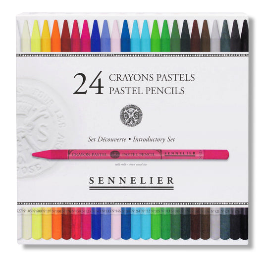 Sennelier Set of 24 assorted Pastel Pencils (special offer)