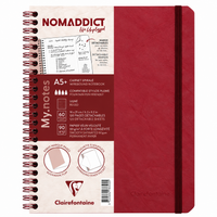Nomaddict Spiral Lined Notebook A5+