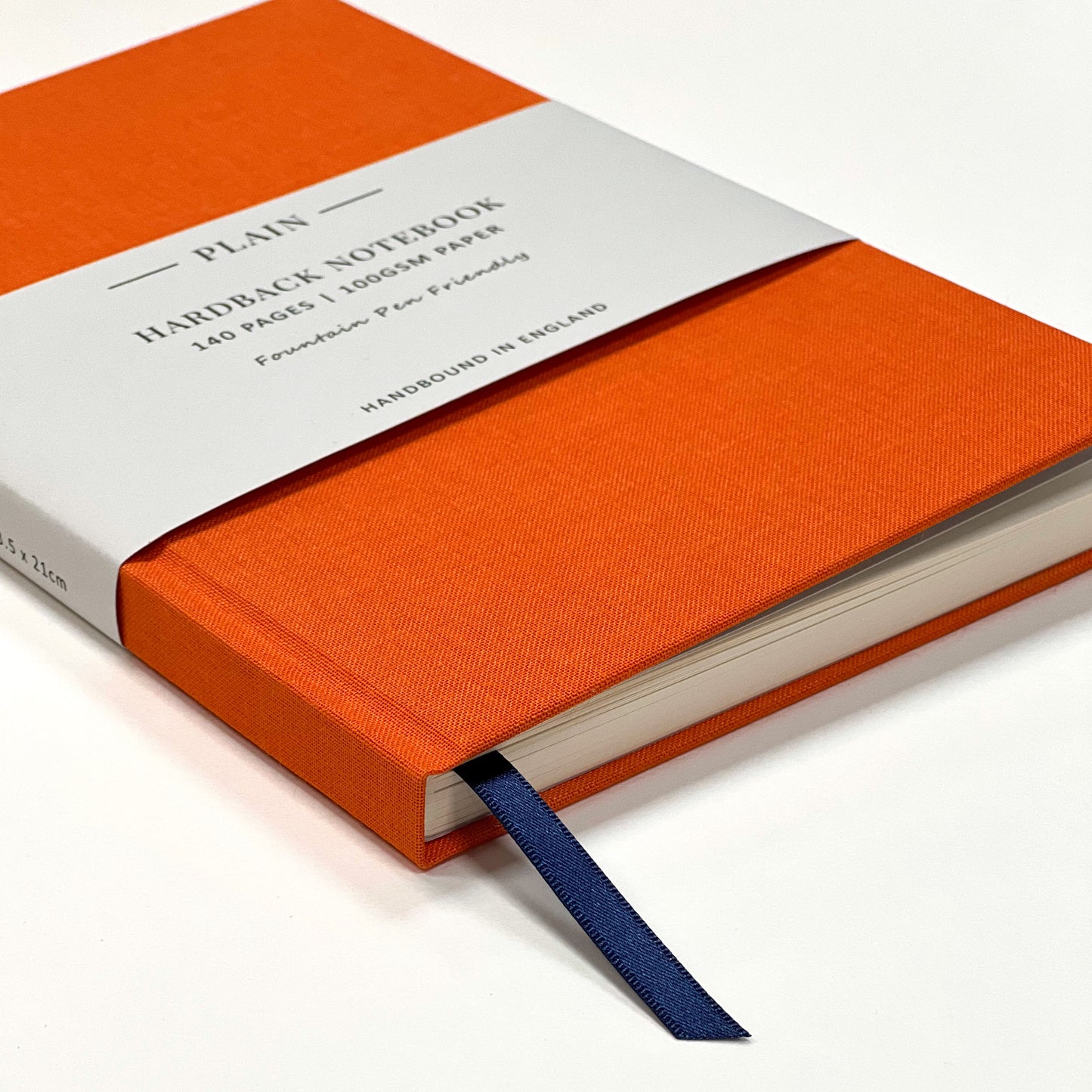 Quarto Medium Clothbound Plain Notebook