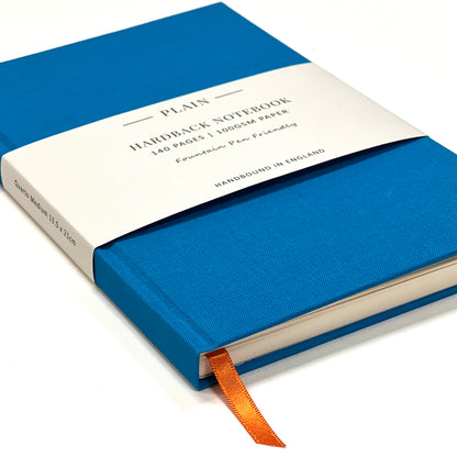 Quarto Medium Clothbound Plain Notebook