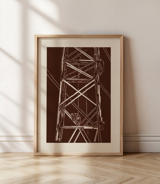 Pylon Painting Print