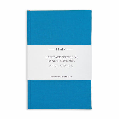 Quarto Medium Clothbound Plain Notebook