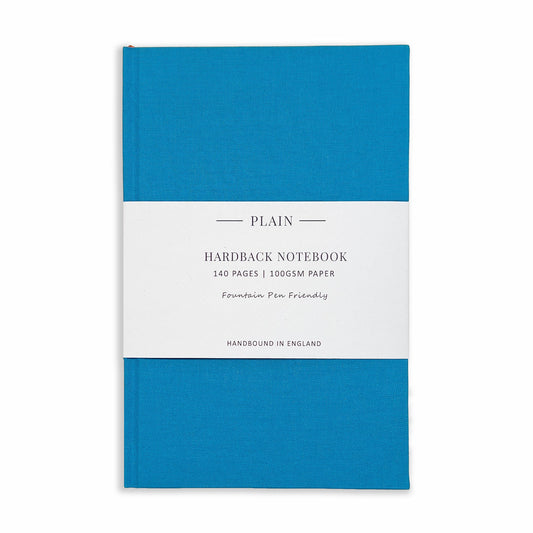 Quarto Medium Clothbound Plain Notebook