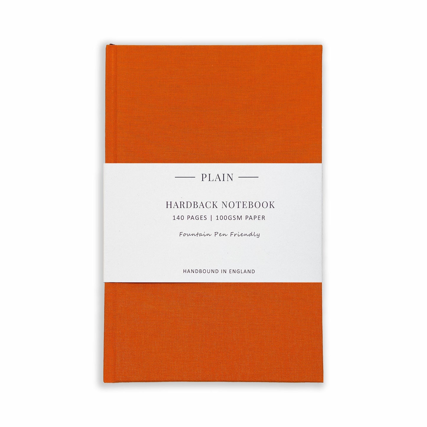 Quarto Medium Clothbound Plain Notebook