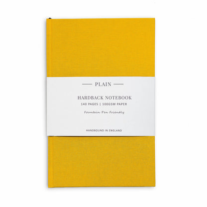 Quarto Medium Clothbound Plain Notebook