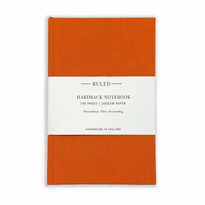 Quarto Medium Clothbound Lined Notebook