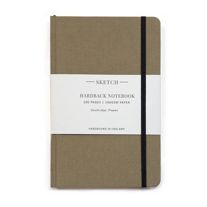 Quarto Medium Clothbound Plain Sketchbook