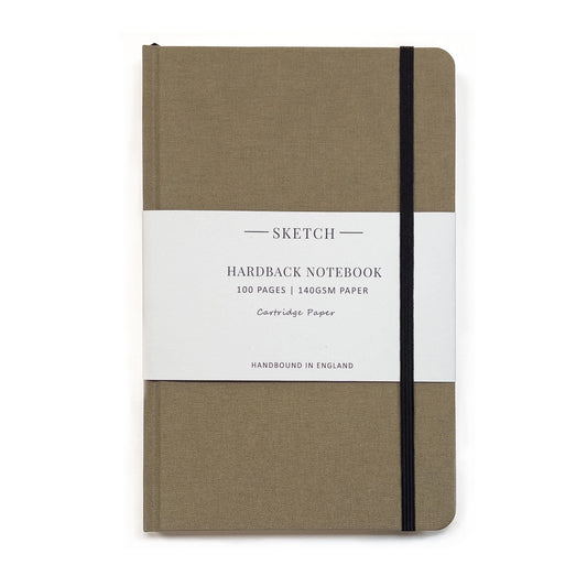 Quarto Medium Clothbound Plain Sketchbook