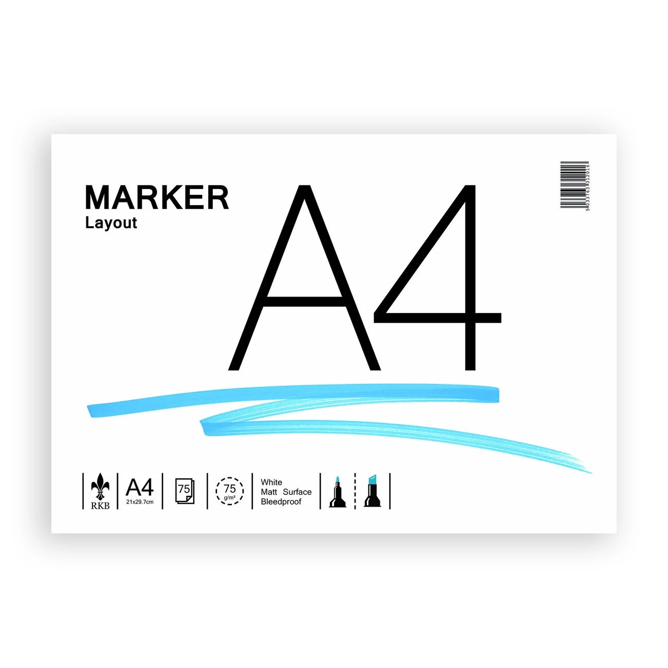 RKB Marker Layout Pad 75gsm