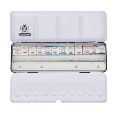 HORADAM Aquarell Set 12 x Half Pans + Extra Space