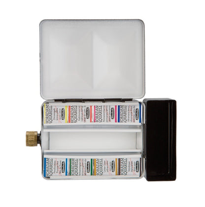 HORADAM Aquarell Set 8 x Half Pans + Water Container
