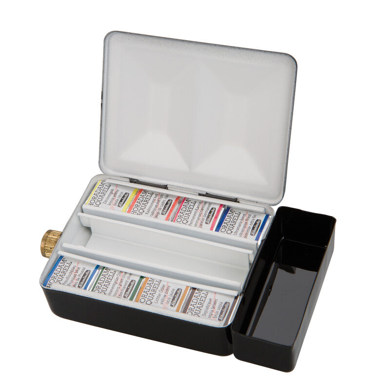 HORADAM Aquarell Set 8 x Half Pans + Water Container