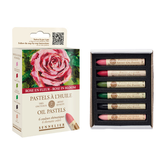 Sennelier Oil Pastel Set Floral