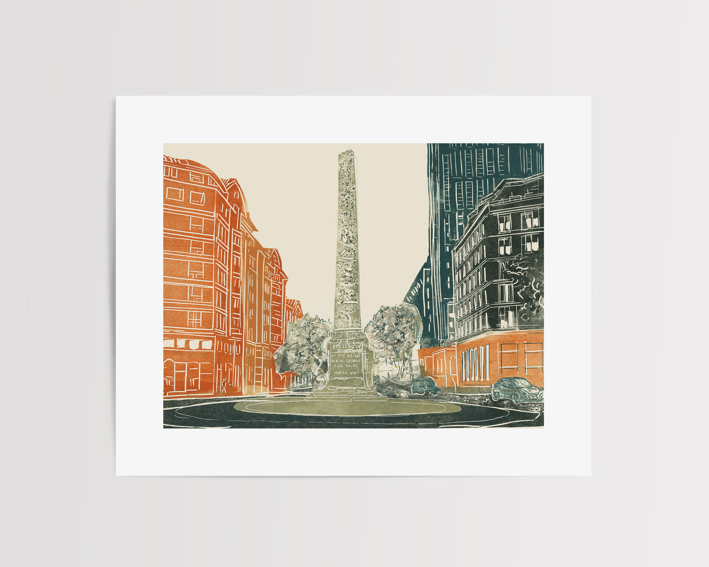 St George's Circus, London Print