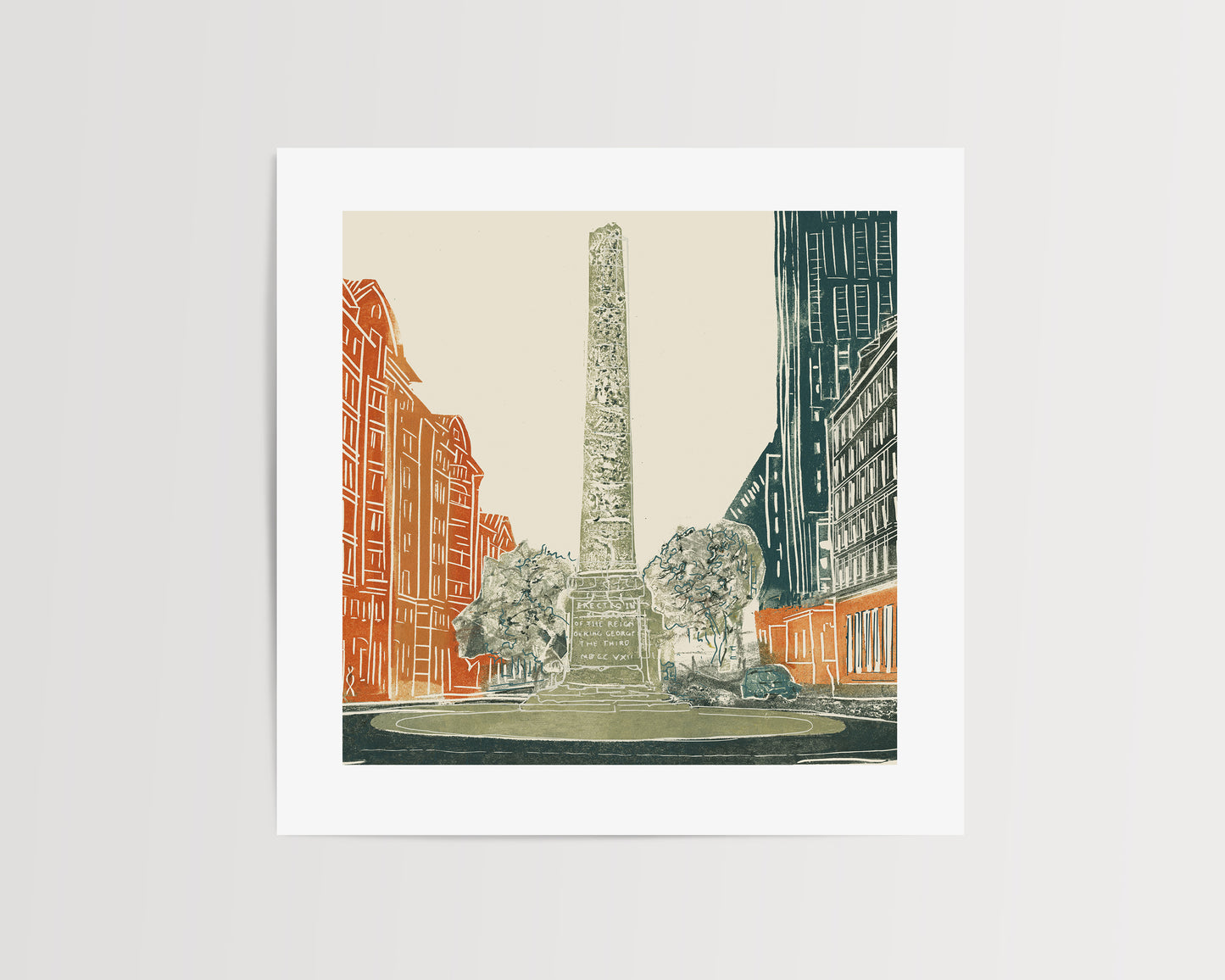 St George's Circus, London Print