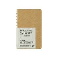 Traveler's Company Spiral MD White Blank Notebook