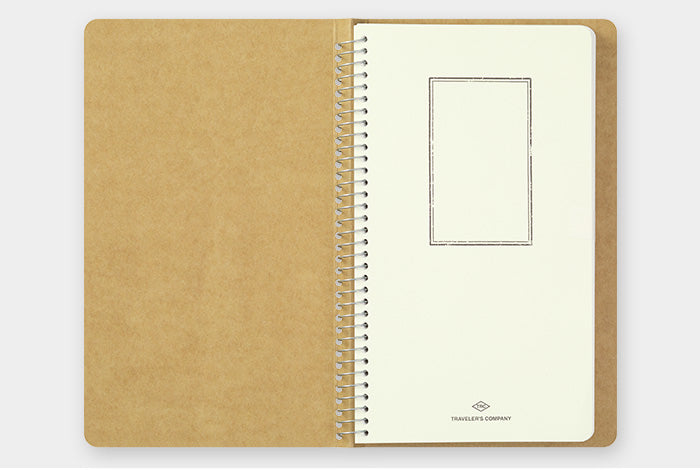 Traveler's Company Spiral MD White Blank Notebook