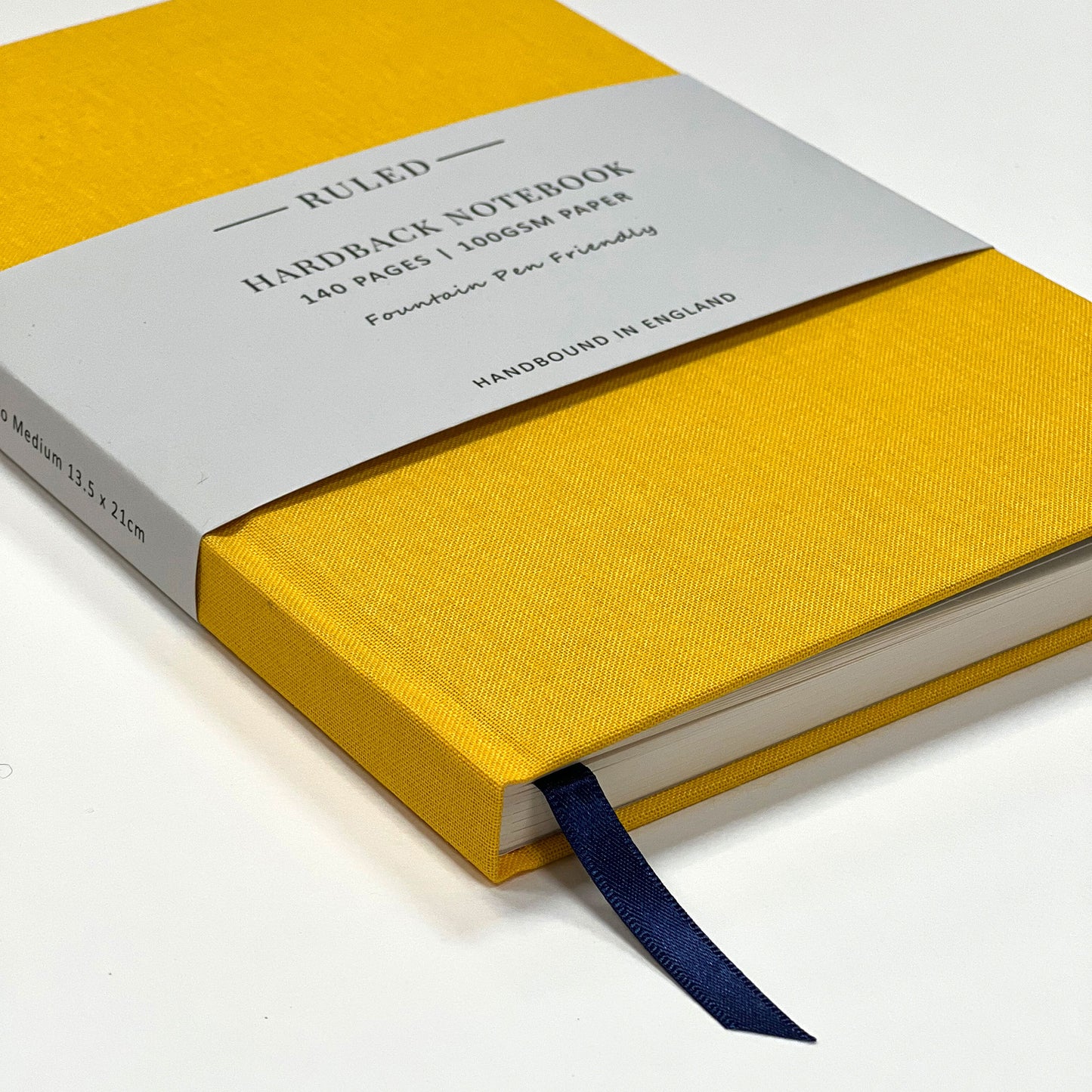 Quarto Medium Clothbound Lined Notebook