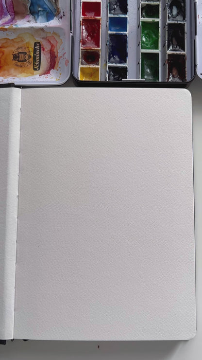 HORADAM Aquarell Set 12 x Half Pans + Brush