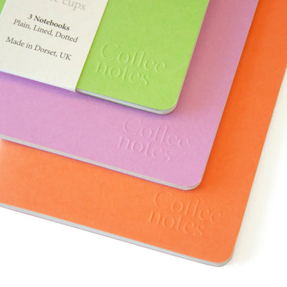 CoffeeNotes Plain Shot Notebooks