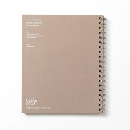 Coffeenotes Dotted Wirebound Notebook