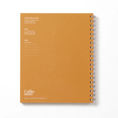 Coffeenotes Lined Wirebound Notebook