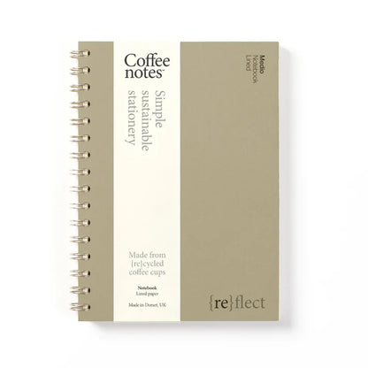 Coffeenotes Lined Wirebound Notebook