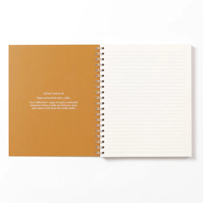 Coffeenotes Lined Wirebound Notebook