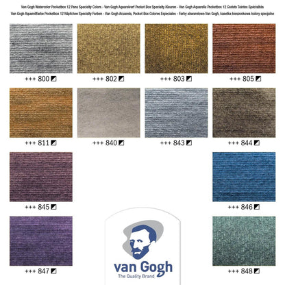 Van Gogh Metallic Watercolour Set (Special Offer)