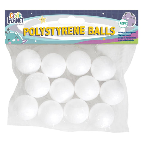 Polystyrene Balls 3cm (12 Pieces)