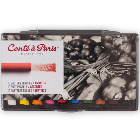 Conte Soft Pastel Set of 10 Ass Colours (Special Offer)