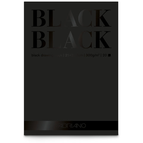Fabriano Black Black 300gsm Pad