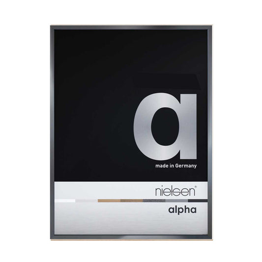 Nielsen Alpha Readymade Frames Polished Dark Grey (Collect in Store)