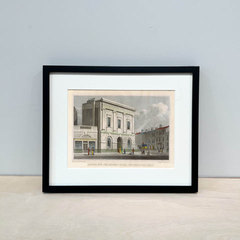 Asylum for the Indigent Blind Mounted Print