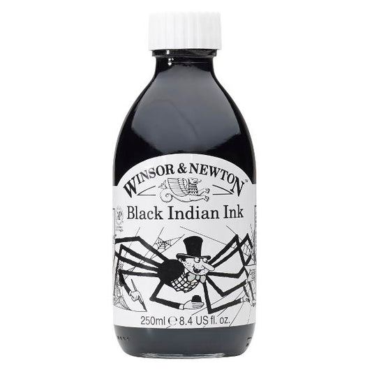 Winsor & Newton Black Indian Ink 250ml (Special Offer)