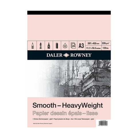 Daler-Rowney Smooth Heavyweight Cartridge 220gsm (Special Offer)