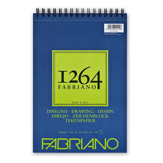 Fabriano 1264 Spiral Drawing Pad 180gsm