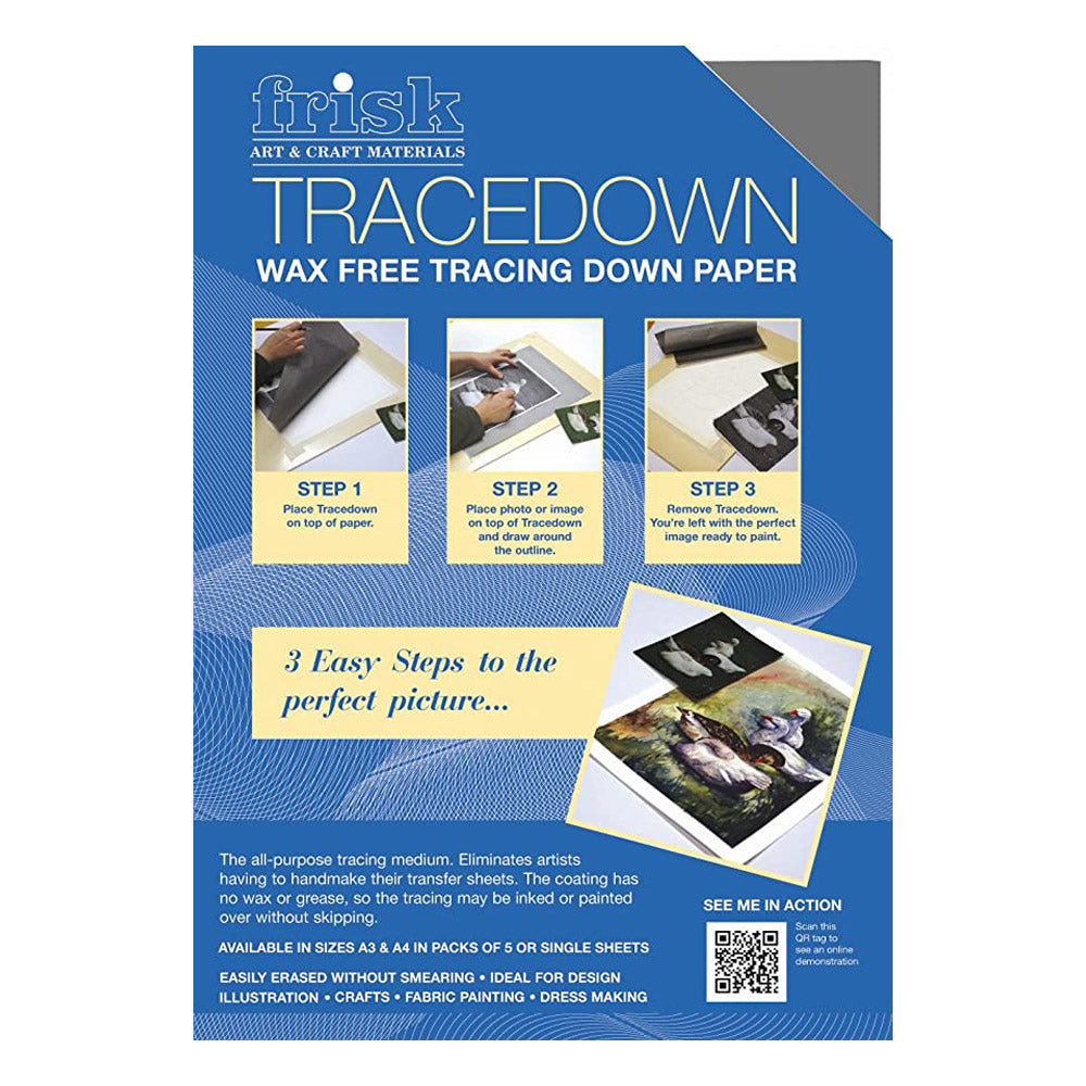 Tracedown Pack of 5 Sheets