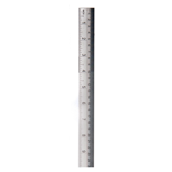 Real Metal Ruler Stainless Steel Metal Ruler – The Southbank Art Company