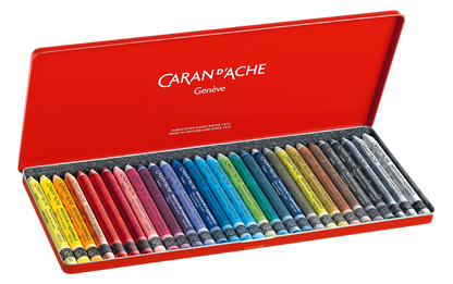 Neocolor II Water-Soluble Crayons Tin