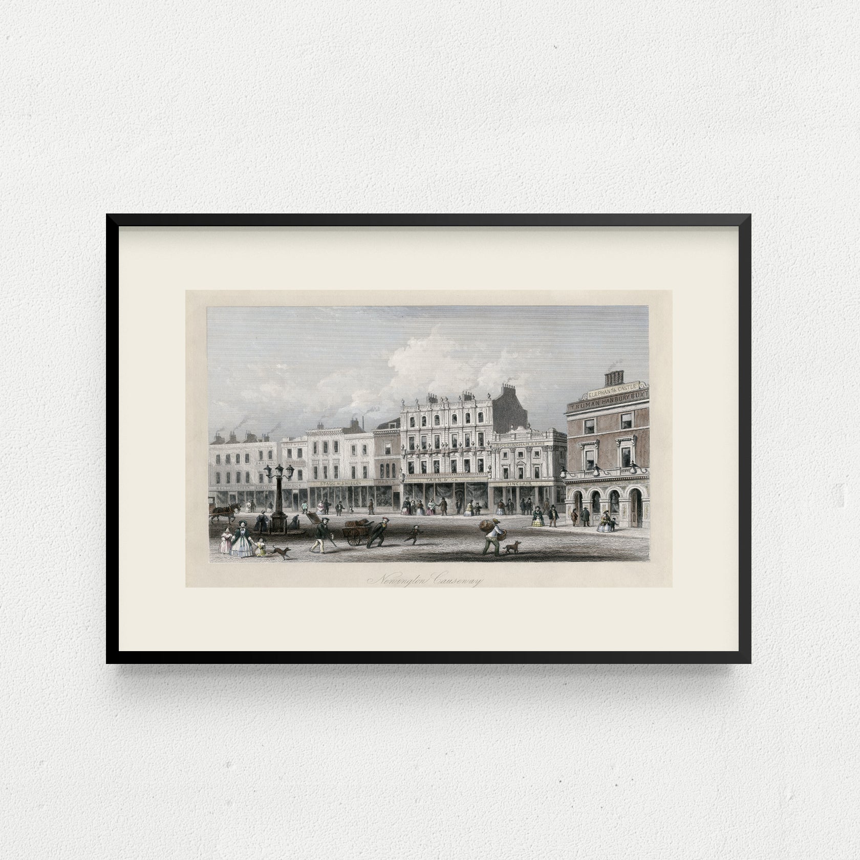 Elephant and Castle Print